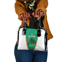 Ivory Coast Football Shoulder Handbag 2026 Cote d'Ivoire Les Elephants Green Version - Wonder Print Shop