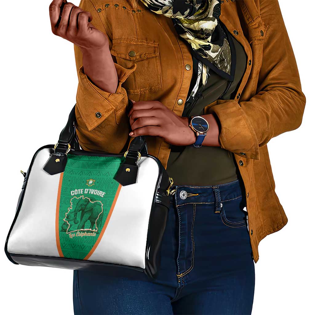 Ivory Coast Football Shoulder Handbag 2026 Cote d'Ivoire Les Elephants Green Version - Wonder Print Shop