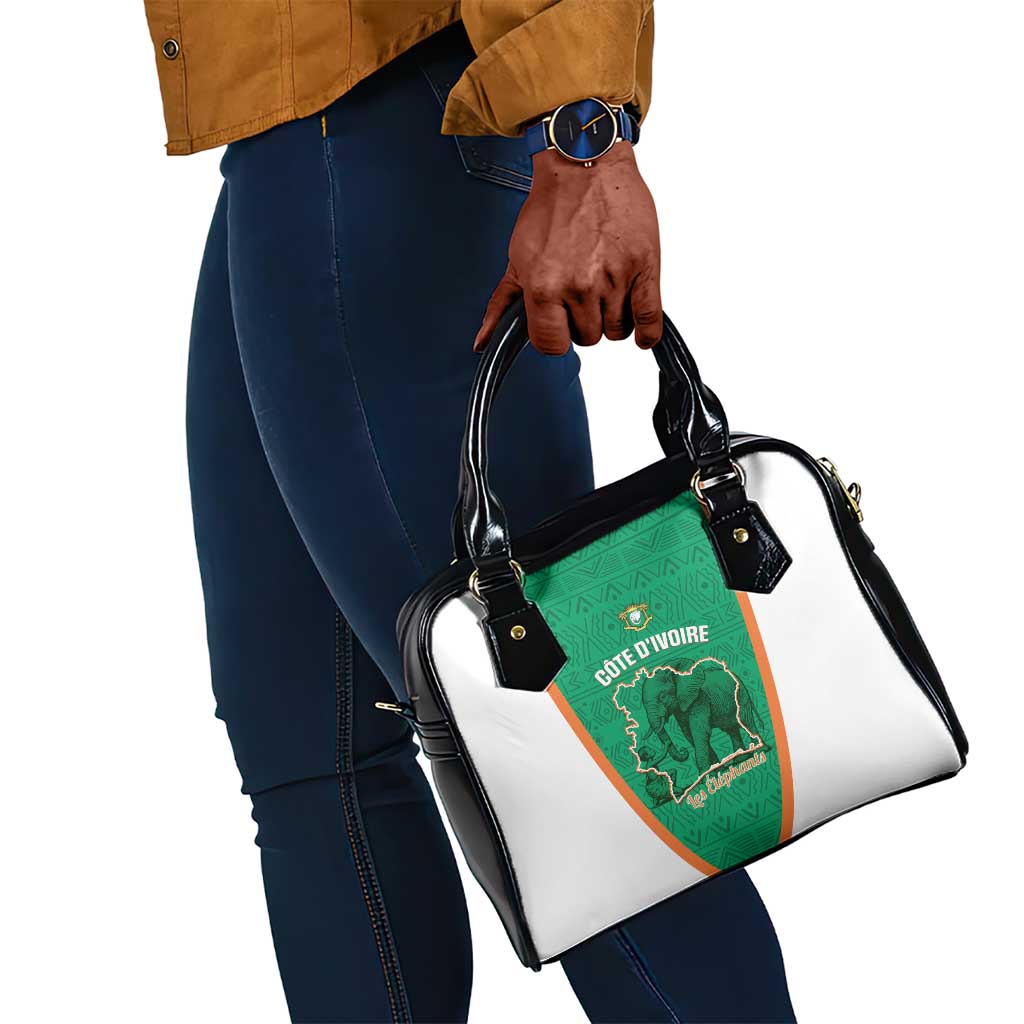 Ivory Coast Football Shoulder Handbag 2026 Cote d'Ivoire Les Elephants Green Version - Wonder Print Shop