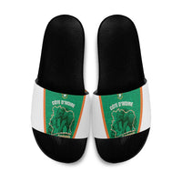 Ivory Coast Football Slide Sandals 2026 Cote d'Ivoire Les Elephants Green Version - Wonder Print Shop