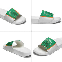 Ivory Coast Football Slide Sandals 2026 Cote d'Ivoire Les Elephants Green Version - Wonder Print Shop