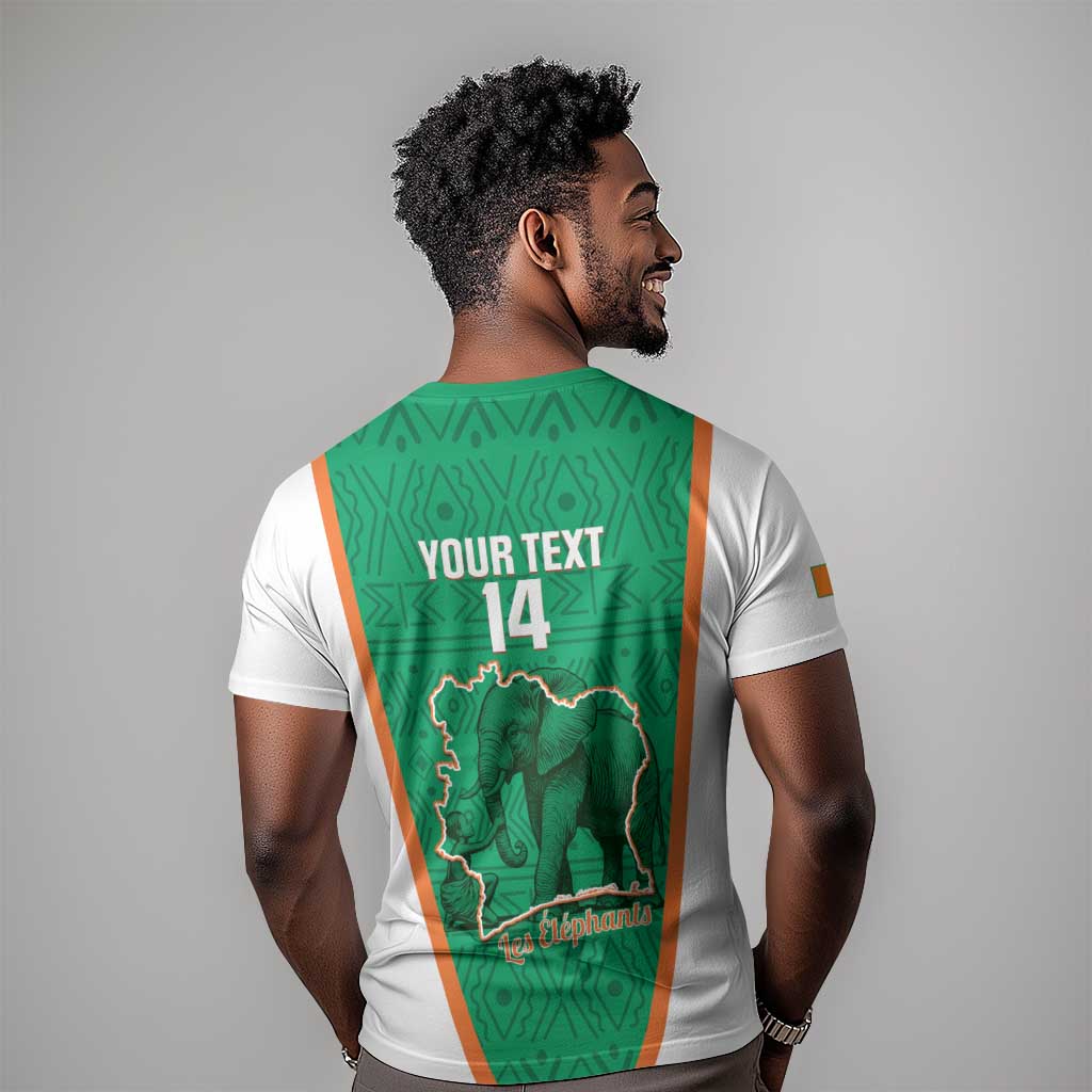 Custom Ivory Coast Football T shirt 2026 Cote d'Ivoire Les Elephants Green Version LT14