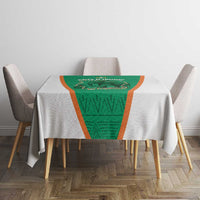 Ivory Coast Football Tablecloth 2026 Cote d'Ivoire Les Elephants Green Version - Wonder Print Shop