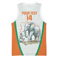 Custom Ivory Coast Football Basketball Jersey 2026 Cote d'Ivoire Les Elephants White Version - Wonder Print Shop