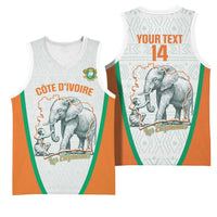 Custom Ivory Coast Football Basketball Jersey 2026 Cote d'Ivoire Les Elephants White Version - Wonder Print Shop