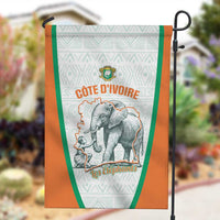 Ivory Coast Football Garden Flag 2026 Cote d'Ivoire Les Elephants White Version - Wonder Print Shop