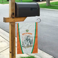 Ivory Coast Football Garden Flag 2026 Cote d'Ivoire Les Elephants White Version - Wonder Print Shop