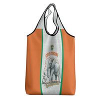 Ivory Coast Football Grocery Bag 2026 Cote d'Ivoire Les Elephants White Version - Wonder Print Shop