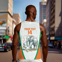 Custom Ivory Coast Football Men Tank Top 2026 Cote d'Ivoire Les Elephants White Version - Wonder Print Shop