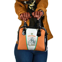 Ivory Coast Football Shoulder Handbag 2026 Cote d'Ivoire Les Elephants White Version - Wonder Print Shop