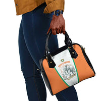 Ivory Coast Football Shoulder Handbag 2026 Cote d'Ivoire Les Elephants White Version - Wonder Print Shop