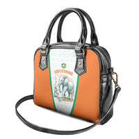 Ivory Coast Football Shoulder Handbag 2026 Cote d'Ivoire Les Elephants White Version - Wonder Print Shop