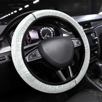 Ivory Coast Football Steering Wheel Cover 2026 Cote d'Ivoire Les Elephants White Version - Wonder Print Shop