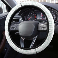 Ivory Coast Football Steering Wheel Cover 2026 Cote d'Ivoire Les Elephants White Version - Wonder Print Shop
