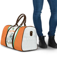 Ivory Coast Football Travel Bag 2026 Cote d'Ivoire Les Elephants White Version - Wonder Print Shop