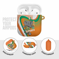 Ivory Coast Football AirPods Case 2026 Allez Les Elephants Cute Mascot - Wonder Print Shop