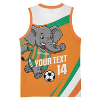 Custom Ivory Coast Football Basketball Jersey 2026 Allez Les Elephants Cute Mascot - Wonder Print Shop
