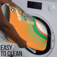 Ivory Coast Football Bathroom Set 2026 Allez Les Elephants Cute Mascot - Wonder Print Shop