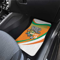 Custom Ivory Coast Football Car Mats 2026 Allez Les Elephants Cute Mascot - Wonder Print Shop