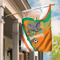 Ivory Coast Football Garden Flag 2026 Allez Les Elephants Cute Mascot - Wonder Print Shop
