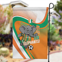 Ivory Coast Football Garden Flag 2026 Allez Les Elephants Cute Mascot - Wonder Print Shop