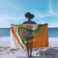 Ivory Coast Football Sarong 2026 Allez Les Elephants Cute Mascot - Wonder Print Shop