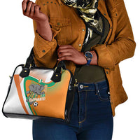 Ivory Coast Football Shoulder Handbag 2026 Allez Les Elephants Cute Mascot - Wonder Print Shop