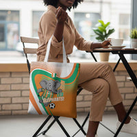 Ivory Coast Football Tote Bag 2026 Allez Les Elephants Cute Mascot - Wonder Print Shop