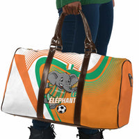 Ivory Coast Football Travel Bag 2026 Allez Les Elephants Cute Mascot - Wonder Print Shop