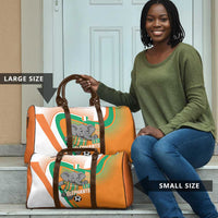 Ivory Coast Football Travel Bag 2026 Allez Les Elephants Cute Mascot - Wonder Print Shop