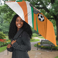 Ivory Coast Football Umbrella 2026 Allez Les Elephants Cute Mascot - Wonder Print Shop