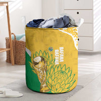 South Africa Soccer Laundry Basket 2026 Bafana Bafana Go Boys Protea - Wonder Print Shop
