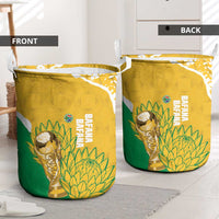 South Africa Soccer Laundry Basket 2026 Bafana Bafana Go Boys Protea - Wonder Print Shop