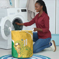 South Africa Soccer Laundry Basket 2026 Bafana Bafana Go Boys Protea - Wonder Print Shop