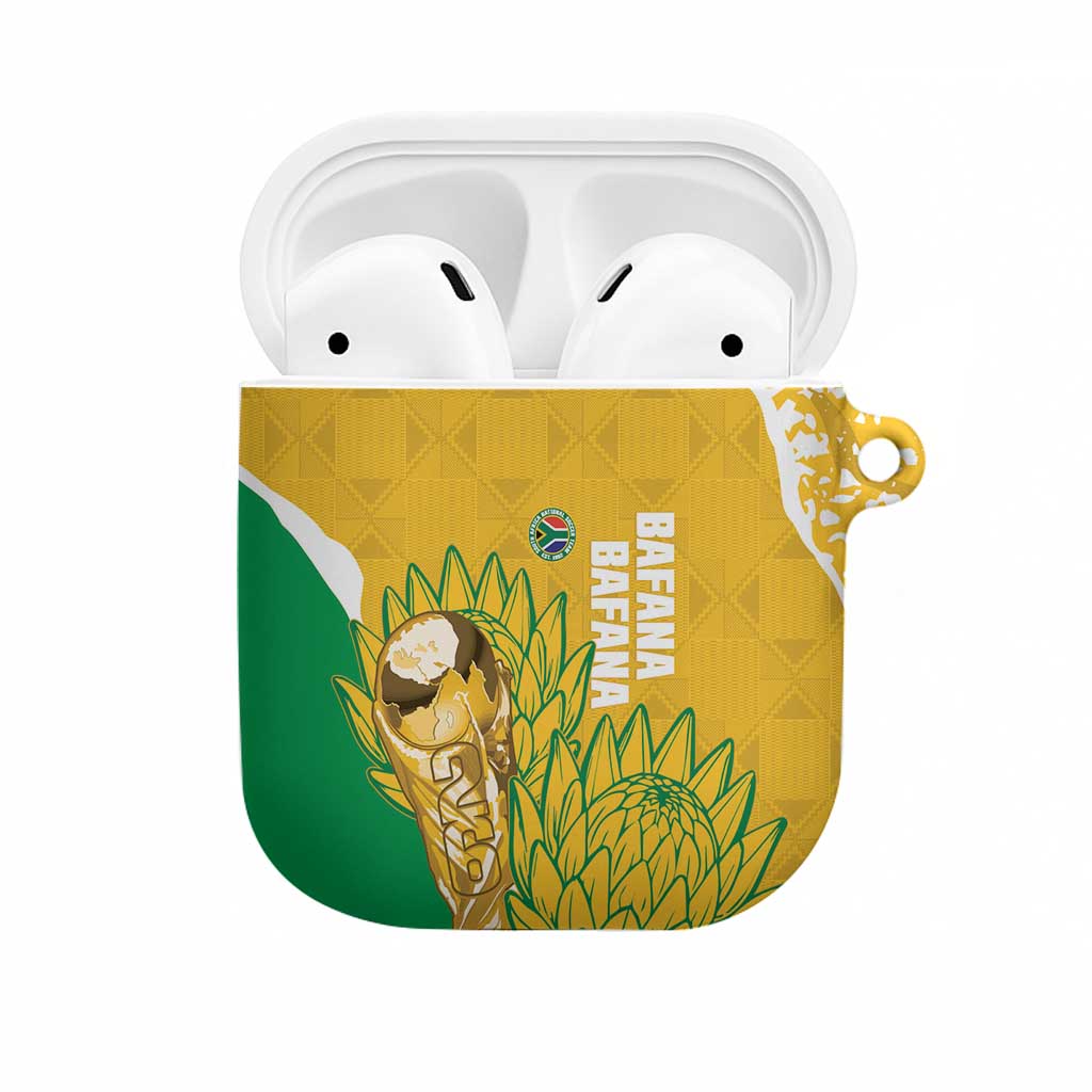 South Africa Soccer AirPods Case 2026 Bafana Bafana Go Boys Protea - Wonder Print Shop