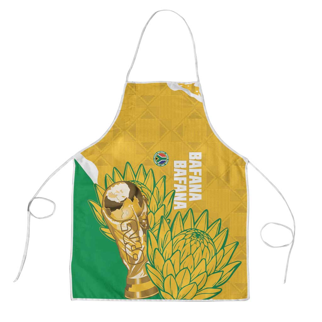 South Africa Soccer Apron 2026 Bafana Bafana Go Boys Protea - Wonder Print Shop