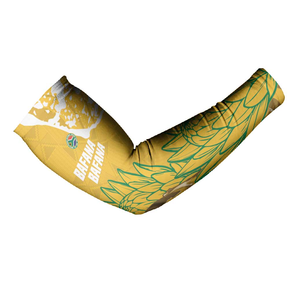 Custom South Africa Soccer Arm Sleeves 2026 Bafana Bafana Go Boys Protea - Wonder Print Shop