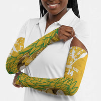 Custom South Africa Soccer Arm Sleeves 2026 Bafana Bafana Go Boys Protea - Wonder Print Shop