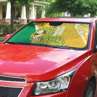 South Africa Soccer Auto Sun Shade 2026 Bafana Bafana Go Boys Protea - Wonder Print Shop