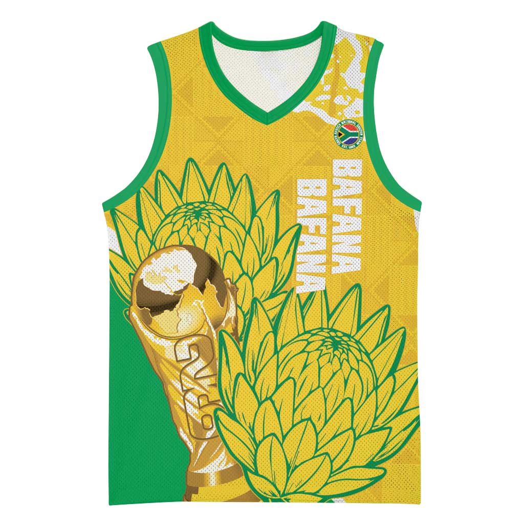 Custom South Africa Soccer Basketball Jersey 2026 Bafana Bafana Go Boys Protea - Wonder Print Shop
