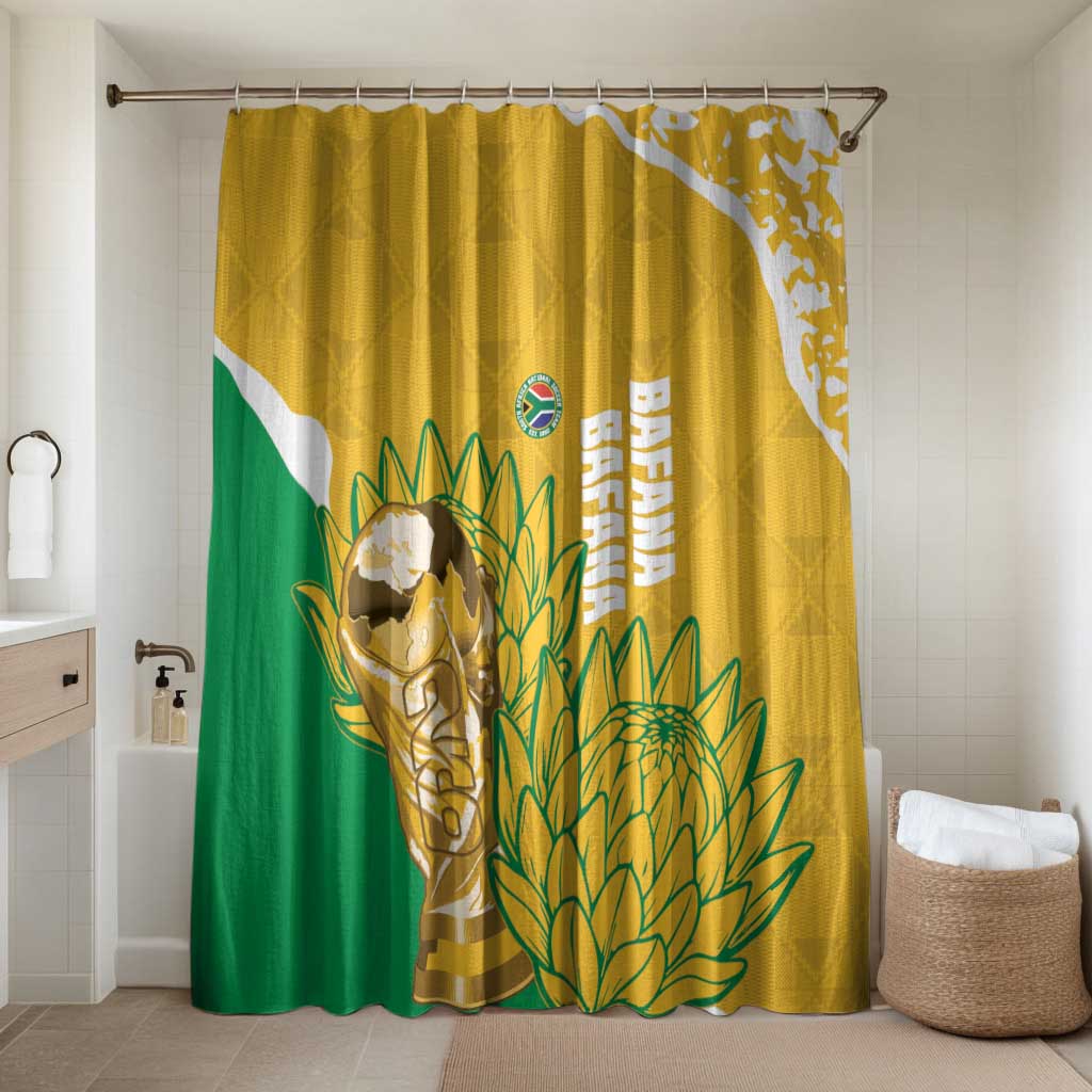 South Africa Soccer Bathroom Set 2026 Bafana Bafana Go Boys Protea - Wonder Print Shop