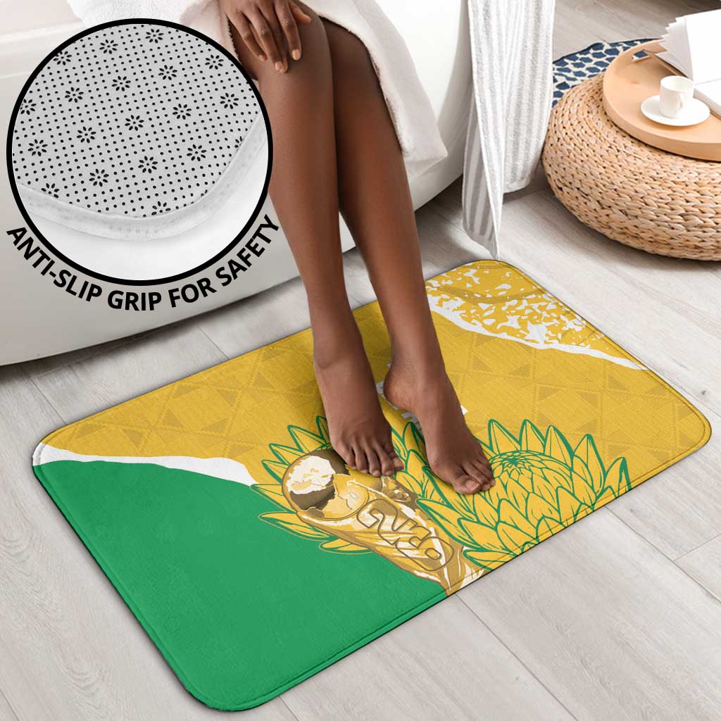 South Africa Soccer Bathroom Set 2026 Bafana Bafana Go Boys Protea - Wonder Print Shop