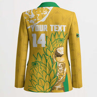 Custom South Africa Soccer Blazer 2026 Bafana Bafana Go Boys Protea - Wonder Print Shop