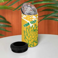 Custom South Africa Soccer 4 in 1 Can Cooler Tumbler 2026 Bafana Bafana Go Boys Protea - Wonder Print Shop