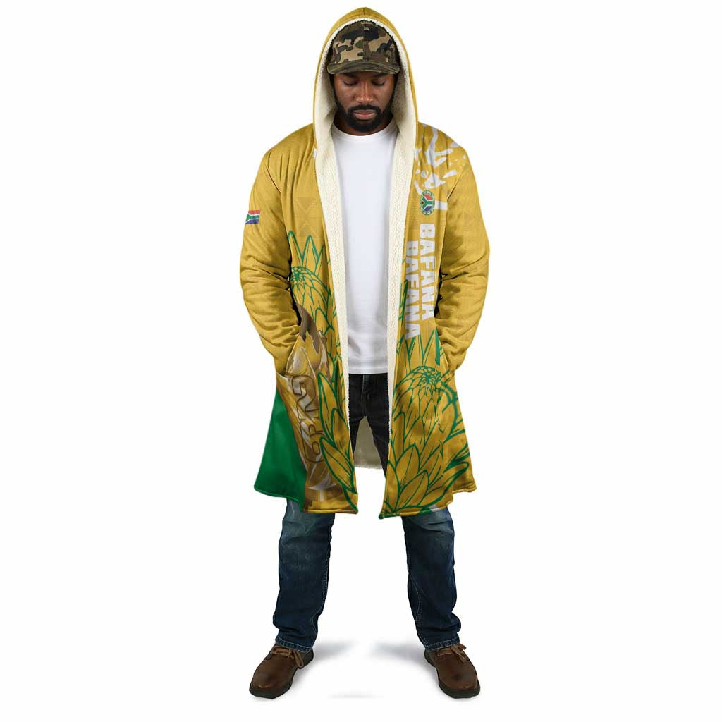 Custom South Africa Soccer Cloak 2026 Bafana Bafana Go Boys Protea - Wonder Print Shop