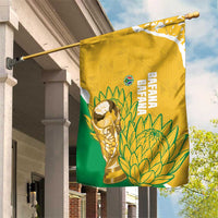 South Africa Soccer Garden Flag 2026 Bafana Bafana Go Boys Protea - Wonder Print Shop