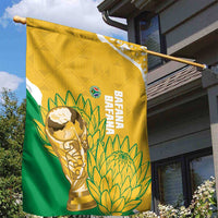 South Africa Soccer Garden Flag 2026 Bafana Bafana Go Boys Protea - Wonder Print Shop