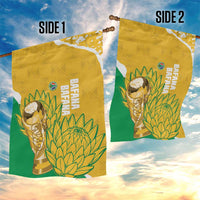 South Africa Soccer Garden Flag 2026 Bafana Bafana Go Boys Protea - Wonder Print Shop
