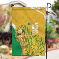South Africa Soccer Garden Flag 2026 Bafana Bafana Go Boys Protea - Wonder Print Shop