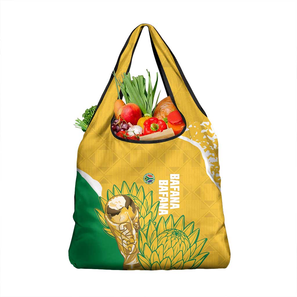 South Africa Soccer Grocery Bag 2026 Bafana Bafana Go Boys Protea - Wonder Print Shop